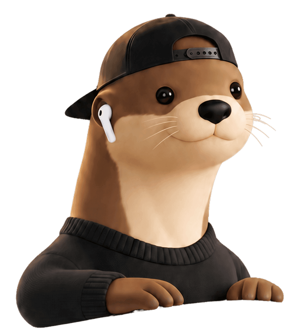 Hubi the otter